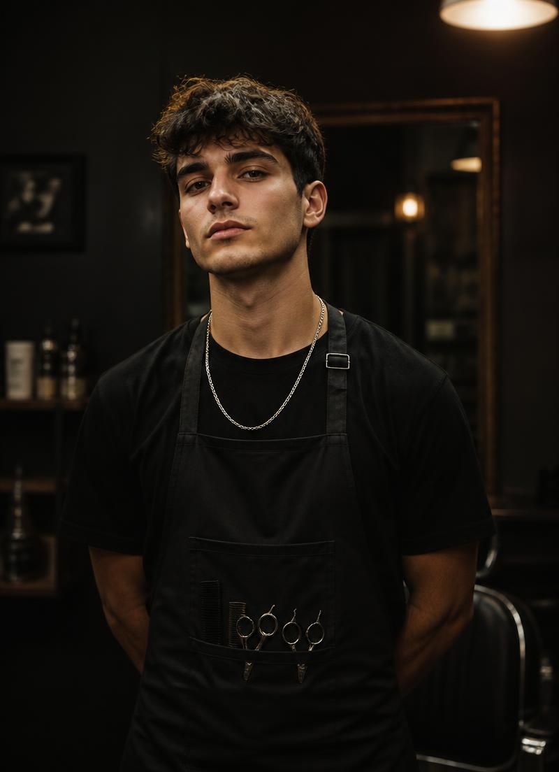 Enzo, Junior Barber chez LES GAPHA'S